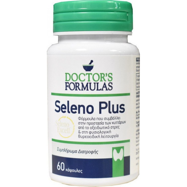 Doctor's Formulas Seleno Plus 60caps | Φόρμουλα Σεληνίου για Αντιοξειδωτική Προστασία,