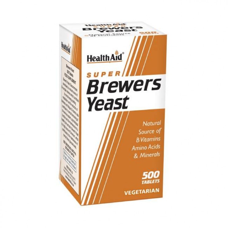 Health Aid Super Brewers Years 300mg Μαγιά Μπύρας 500tabs ΔΗΜΟΦΙΛΕΣΤΕΡΑ