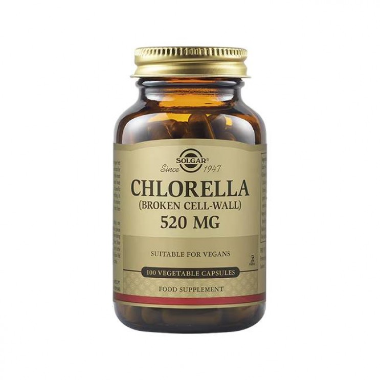 Solgar Chlorella 100veg.caps | Συμπλήρωμα Διατροφής Χλωρέλλα