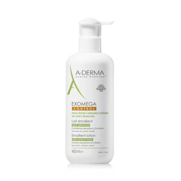 A-Derma Exomega Control Lait Emollient 400ml | Μαλακτικό Γαλάκτωμα για Ατοπικό και Πολύ Ξηρό Δέρμα ΦΡΟΝΤΙΔΑ ΠΡΟΣΩΠΟΥ