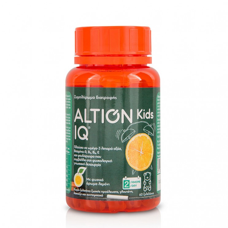 Altion Kids IQ 60 Μασώμενες Ταμπλέτες | Συμπλήρωμα Διατροφής για την Καλή Γνωσιακή Λειτουργία ΒΙΤΑΜΙΝΕΣ