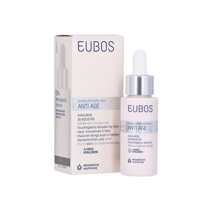 Eubos Anti Age Hyaluron 3D Booster 30ml | Υδρογέλη Προσώπου με Υαλουρονικό ΦΡΟΝΤΙΔΑ ΠΡΟΣΩΠΟΥ