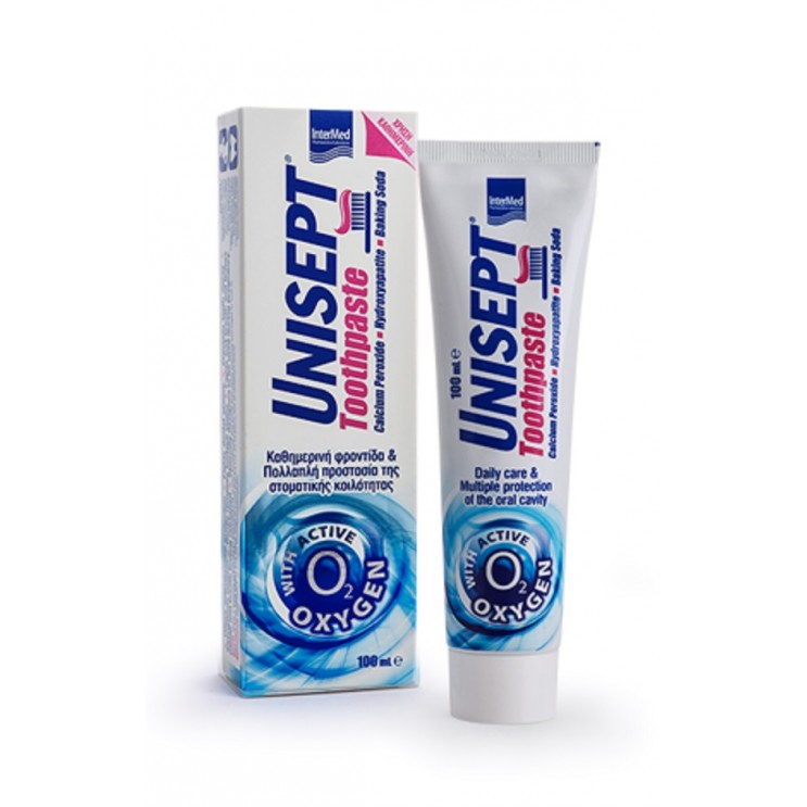 Intermed Unisept Toothpaste 100ml | Καθημερινή Οδοντόπαστα Πολλαπλής Προστασίας 