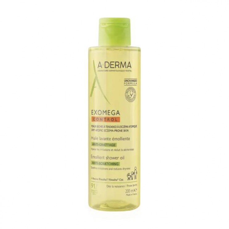 A-Derma Exomega Control Huile Lavante Emolliente 200ml | Έλαιο Καθαρισμού για Ξηρό Δέρμα με Τάση Ατοπικού Εκζέματος ΦΡΟΝΤΙΔΑ ΠΡΟΣΩΠΟΥ
