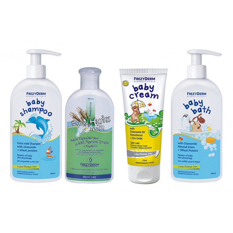Frezyderm Baby Line Bundle | Ολοκληρωμένο Πακέτο Περιποίησης Βρέφους ΦΡΟΝΤΙΔΑ ΜΩΡΟΥ