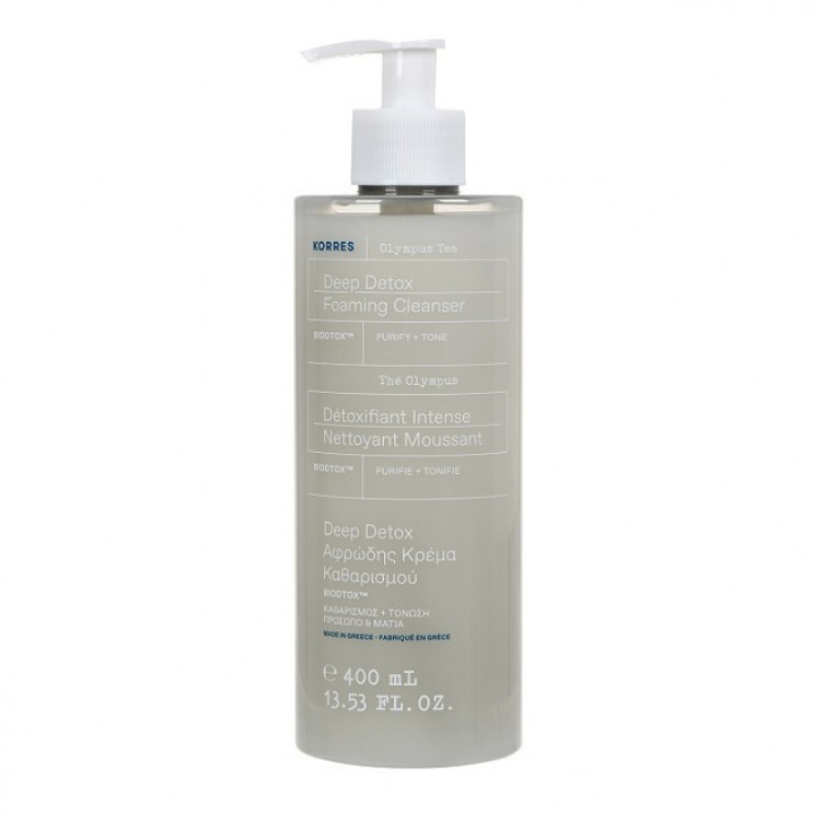 Korres Olympus Tea Cleansing Foaming Cream Special Edition 400ml | Αφρώδης Κρέμα Καθαρισμού με Τσάι Ολύμπου σε Ειδική Έκδοση ΦΡΟΝΤΙΔΑ ΠΡΟΣΩΠΟΥ