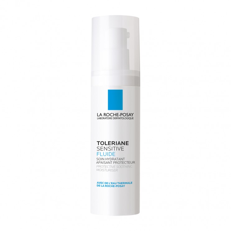 La Roche Posay Toleriane Sensitive Fluid 40ml | Ενυδατική Κρέμα με Πρεβιοτικά που ανακουφίζει άμεσα το δέρμα από τα συμπτώματα ευαισθησίας ΦΡΟΝΤΙΔΑ ΠΡΟΣΩΠΟΥ