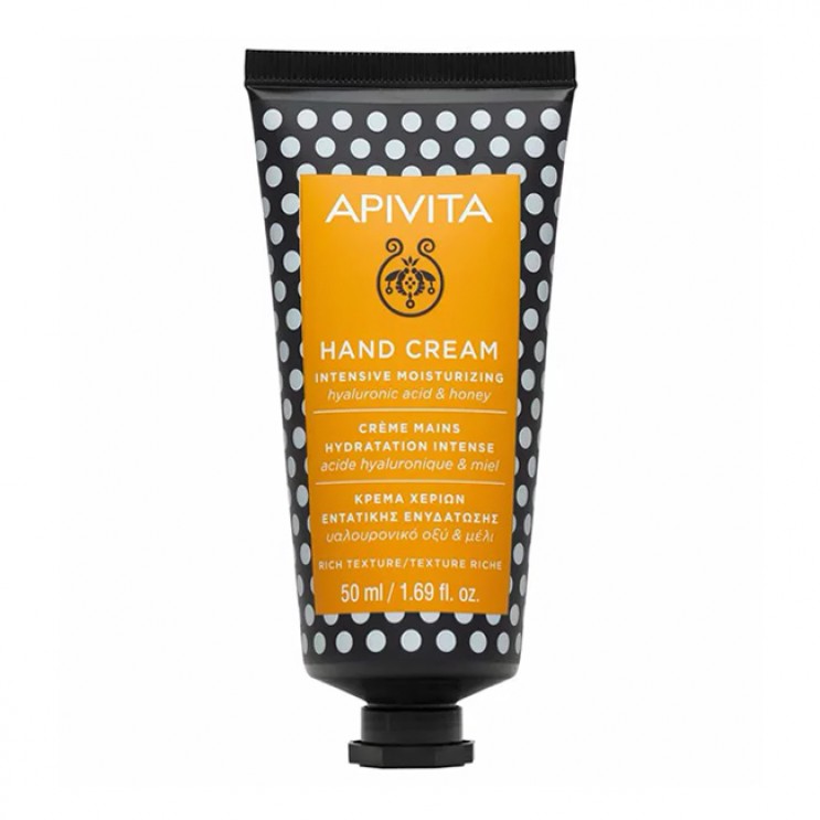 Apivita Hand Cream Intensive Moisturizing Hyaluronic Acid & Honey 50ml | Κρέμα Χεριών Εντατικής Ενυδάτωσης ΦΡΟΝΤΙΔΑ ΓΙΑ ΤΟ ΣΩΜΑ