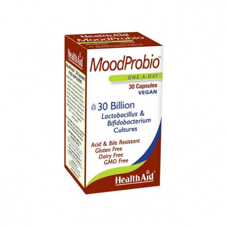 Health Aid MoodProbio 30caps | Προβιοτικά Στελέχη Για Εγκεφαλική & Εντερική Λειτουργία ΔΗΜΟΦΙΛΕΣΤΕΡΑ