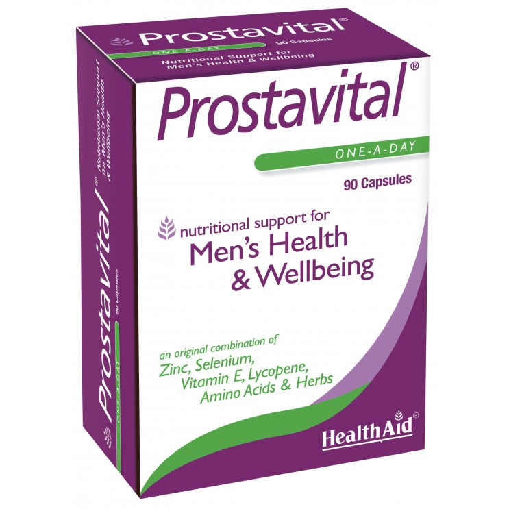 Health Aid Prostavital Men's Health & Wellbeing 90caps | Συμπλήρωμα Διατροφής για την Καλή Υγεία του Προστάτη ΦΑΡΜΑΚΕΙΟ