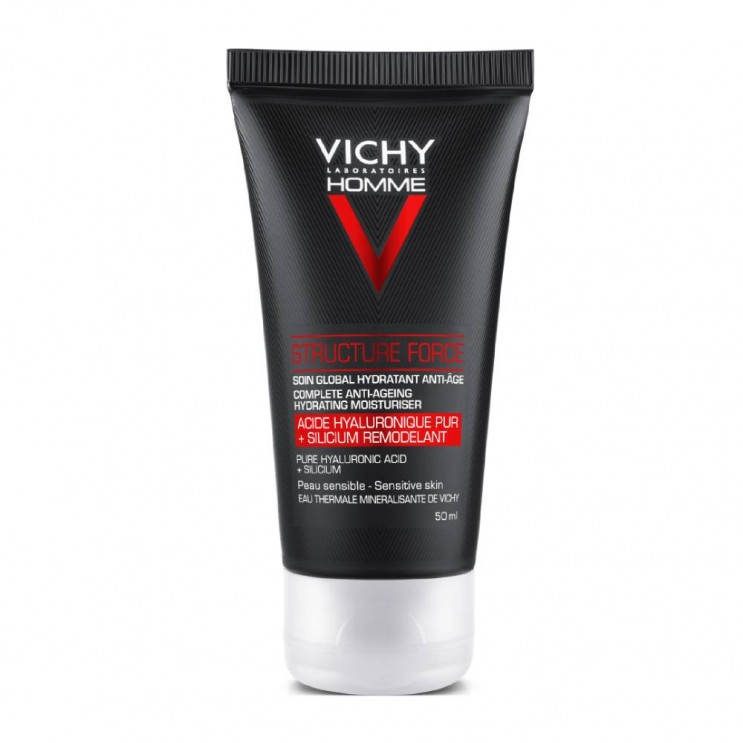 Vichy Homme Structure Force 50ml | Αντρική Αντιρυτιδική Κρέμα Προσώπου & Ματιών Κρέμες Ματιών