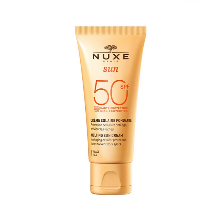 Nuxe Sun Melting Cream SPF50 50ml | Αντιηλιακή Κρέμα Προσώπου με Αντιγηραντική Δράση ΦΡΟΝΤΙΔΑ ΠΡΟΣΩΠΟΥ