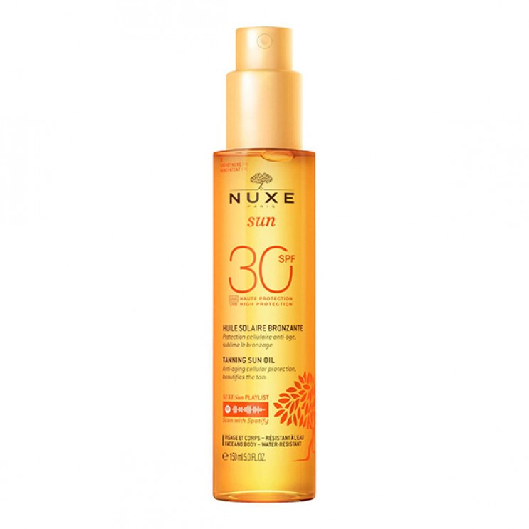 Nuxe Sun Tanning Oil SPF30 150ml | Λάδι Μαυρίσματος για Πρόσωπο & Σώμα ΦΡΟΝΤΙΔΑ ΠΡΟΣΩΠΟΥ
