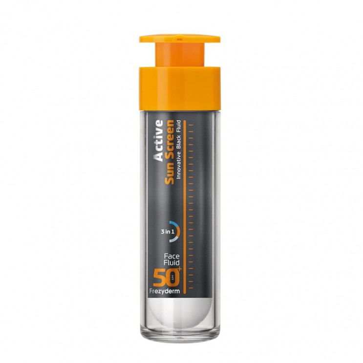 Frezyderm Active Sun Screen Face Fluid SPF50 50ml | Ενεργή Αντιηλιακή Λεπτόρευστη Κρέμα Προσώπου