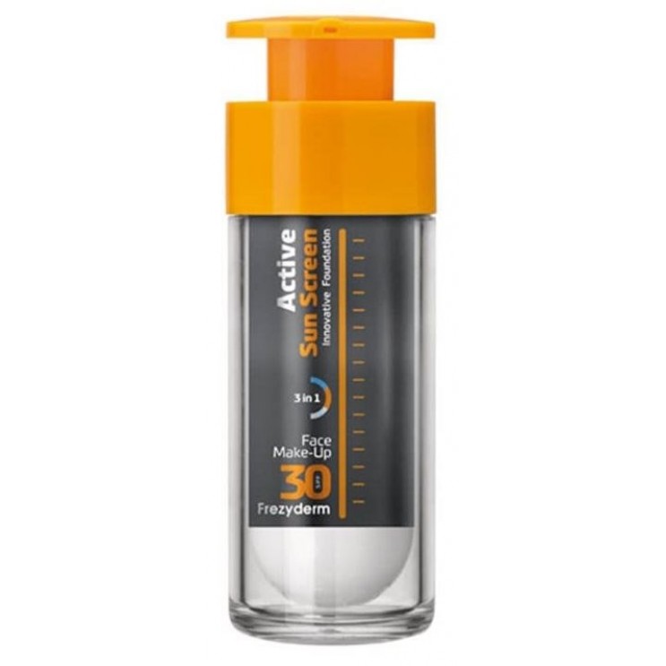 Frezyderm Active Sun Screen Face Make-Up SPF30 30ml | Αντιηλιακό Make-Up Προσώπου ΦΡΟΝΤΙΔΑ ΠΡΟΣΩΠΟΥ