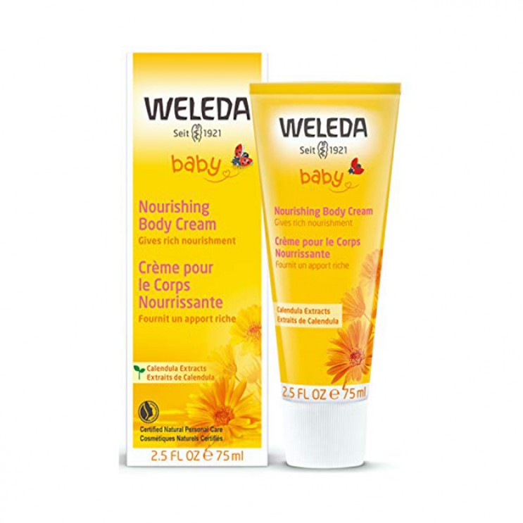 Weleda Baby Calendula 75ml | Πλούσια Εντατική Κρέμα με Καλέντουλα για την Περιποίηση του Βρεφικού Δέρματος