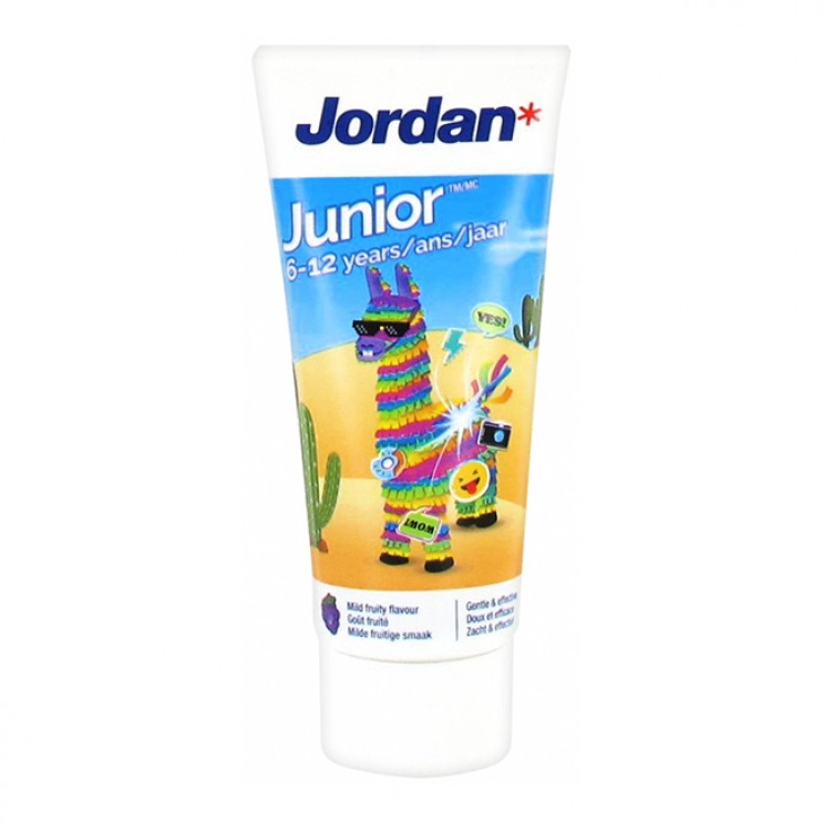 Jordan Junior Toothpaste 6-12 years 50ml | Παιδική Οδοντόκρεμα για Παιδιά από 6-12 Ετών  ΣΤΟΜΑΤΙΚΗ ΥΓΙΕΙΝΗ