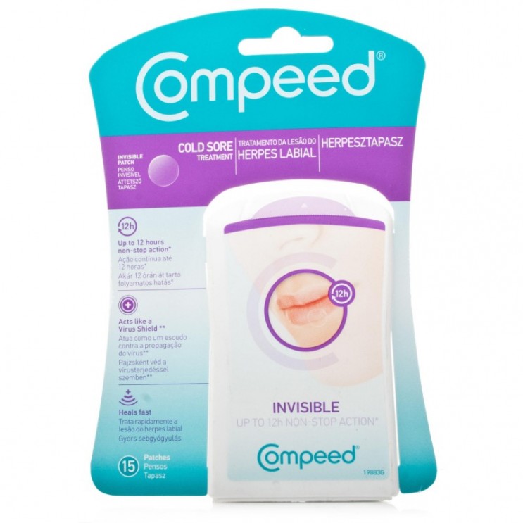 Compeed Herpes Patch 15τμχ |  Αντιμετώπιση του Επιχείλιου Έρπητος  ΦΑΡΜΑΚΕΙΟ