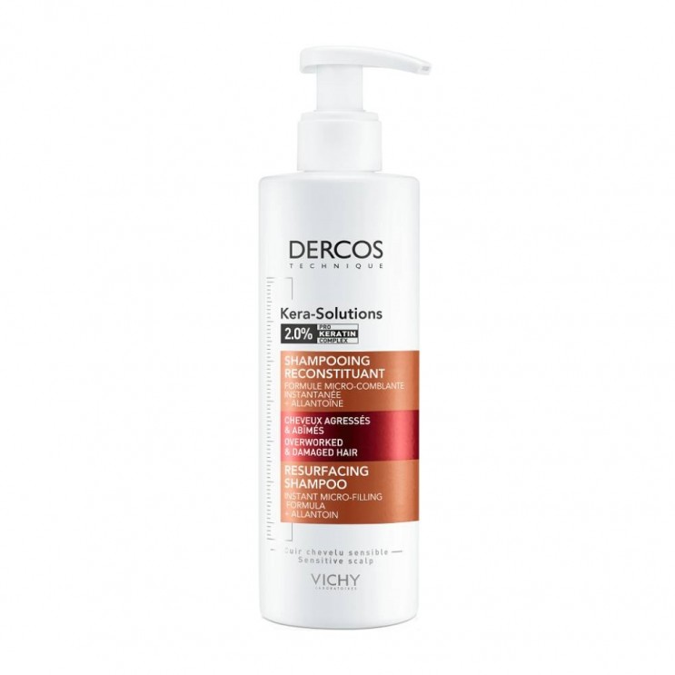 Vichy Dercos Kera Solutions Resurfacing Shampoo 250ml | Σαμπουάν για Ξηρά Ταλαιπωρημένα Μαλλιά Σαμπουάν