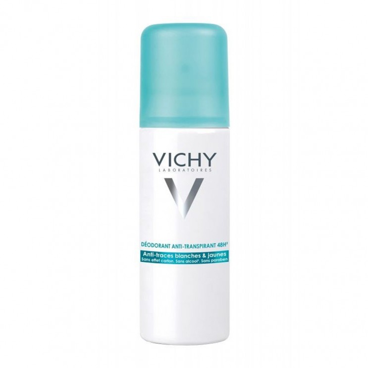 Vichy Deodorant 48h Anti-Transpirant Aerosol 125ml | Αποσμητικό Σπρέι Κατά των Σημαδιών Αποσμητικά