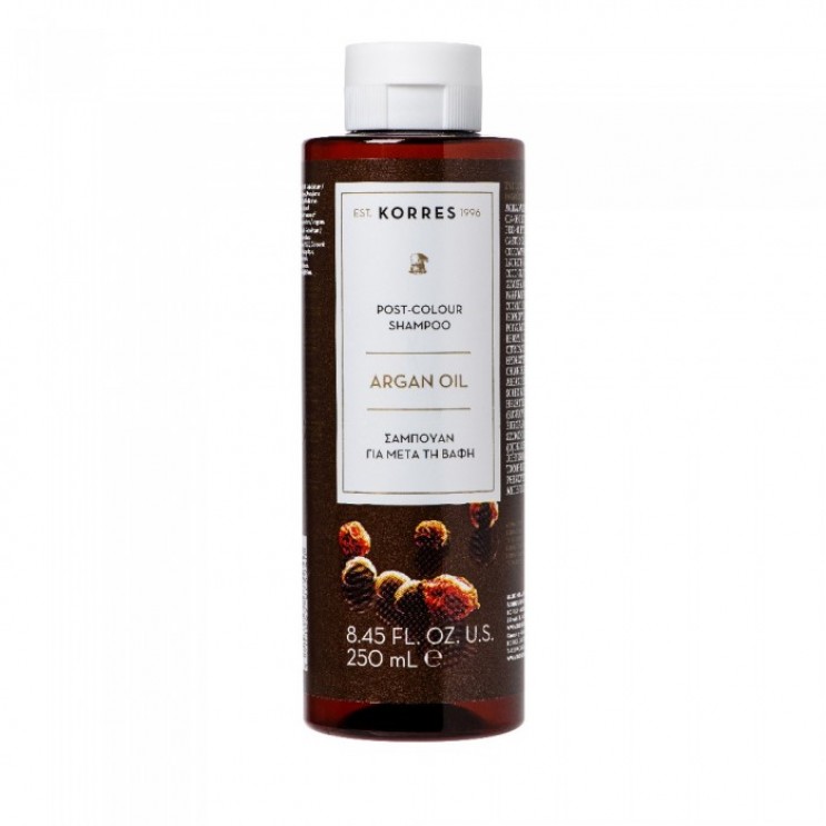 Korres Argan Oil Post-Colour Shampoo 250ml | Σαμπουάν για Μετά την Βαφή