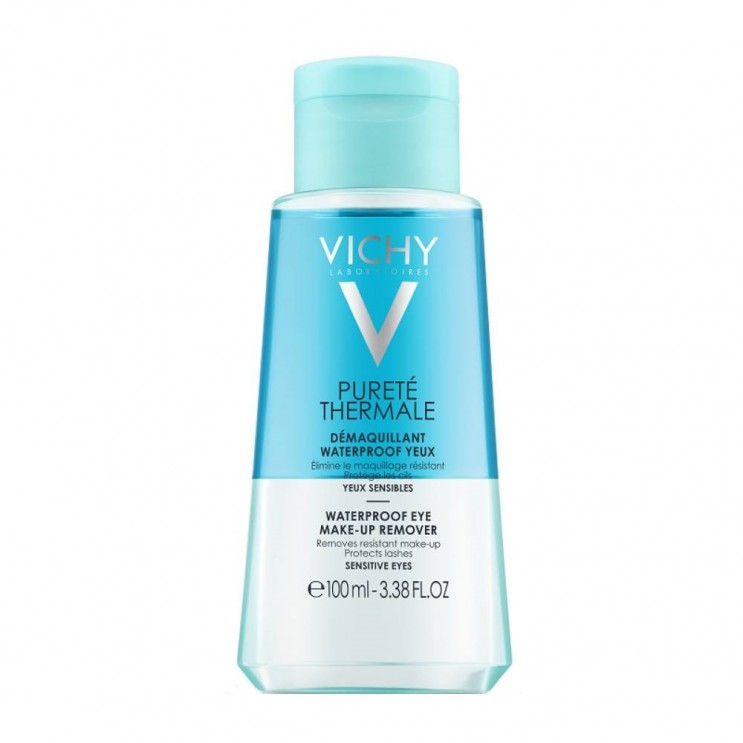 Vichy Purete Thermale Waterproof Eye Make-Up Remover 100ml | Ντεμακιγιάζ Ματιών για Αδιάβροχο Μακιγιάζ ΦΡΟΝΤΙΔΑ ΠΡΟΣΩΠΟΥ