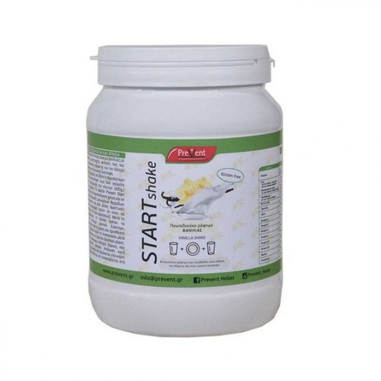 Prevent Start Shake Βανίλια 430gr | Υποκατάστατο Γεύματος για τον Έλεγχο του Σωματικού Βάρους με Γεύση Βανίλια  ΑΔΥΝΑΤΙΣΜΑ