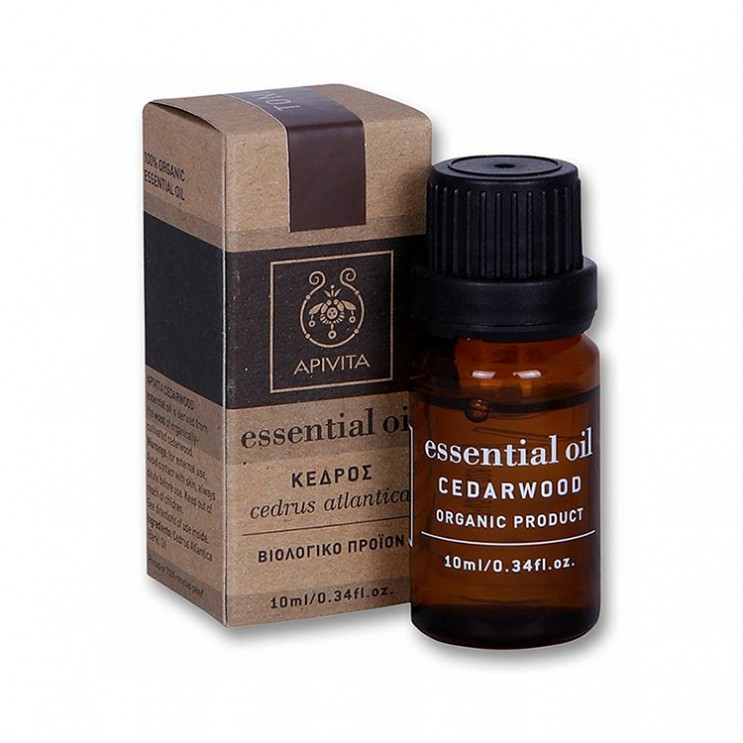 Apivita Essential Oil Cedarwood 10ml |  Αιθέριο Έλαιο Κέδρου ΦΑΡΜΑΚΕΙΟ