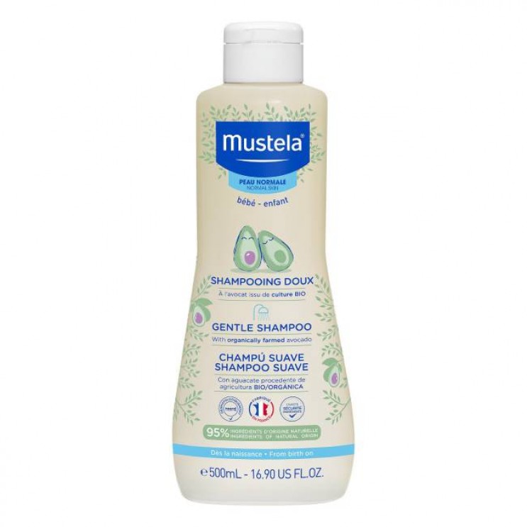 Mustela Gentle Shampoo 500ml | Βρεφικό-Παιδικό Σαμπουάν ΦΡΟΝΤΙΔΑ ΜΩΡΟΥ