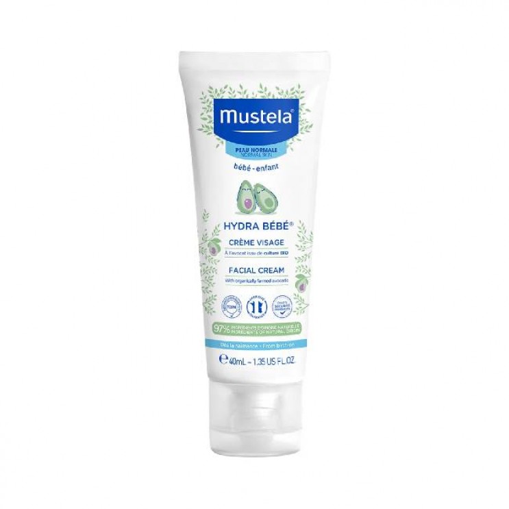 Mustela Hydra Bébé Facial Cream 40ml | Ενυδατική Κρέμα Προσώπου για το Μωρό και το Παιδί ΦΡΟΝΤΙΔΑ ΜΩΡΟΥ