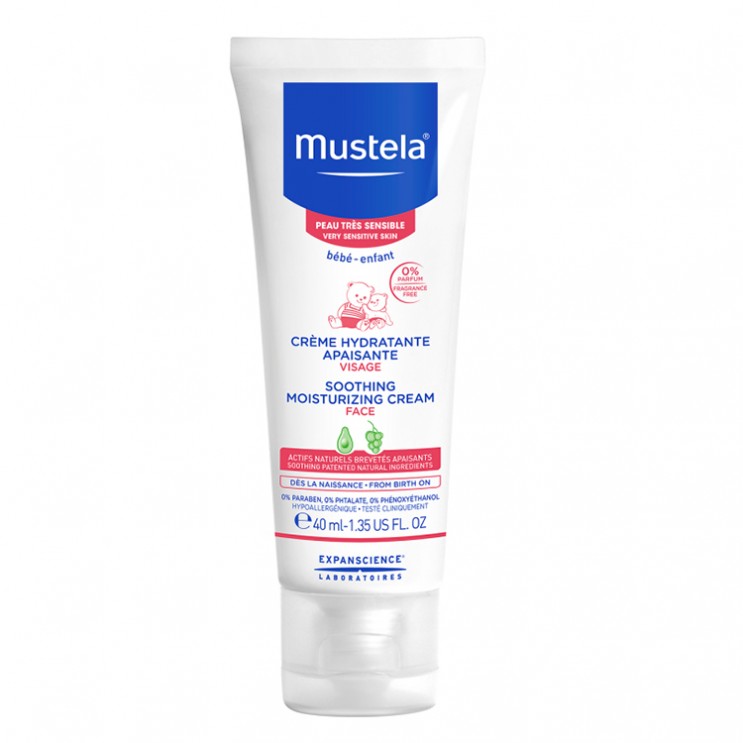 Mustela Soothing Face Cream 40ml | Καταπραϋντική Κρέμα Προσώπου για Ευαίσθητο Δέρμα ΦΡΟΝΤΙΔΑ ΜΩΡΟΥ