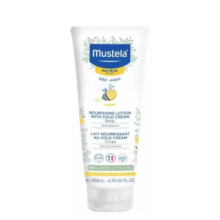 Mustela Nourishing Lotion with Cold Cream 200ml | Βρεφικό Γαλάκτωμα Σώματος για Ξηρό Δέρμα ΦΡΟΝΤΙΔΑ ΜΩΡΟΥ
