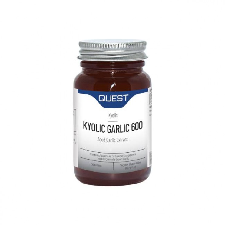 Quest Kyolic Garlic 600mg 60tabs | Συμπλήρωμα Διατροφής με Εκχύλισμα Σκόρδου ΔΗΜΟΦΙΛΕΣΤΕΡΑ