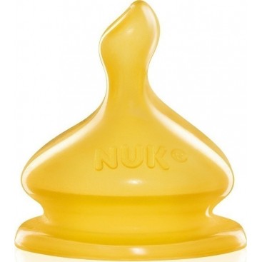 Nuk First Choice Θηλή Kαουτσούκ Kατά των Kολικών, Μέγεθος 2 (6+Μηνών) Medium Οπή