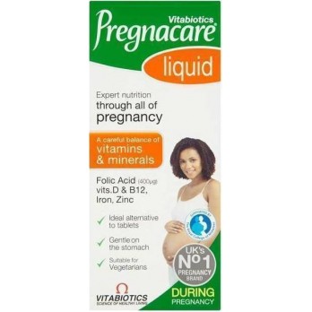 Vitabiotics Pregnacare Liquid 200ml | Πόσιμο Συμπλήρωμα για τη Διατροφική Υποστήριξη των Γυναικών κατά την Περίοδο της Εγκυμοσύνης