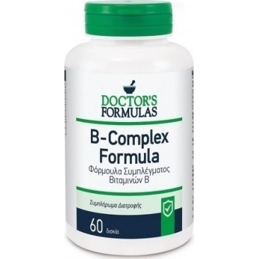 Doctor's Formulas Vitamin B Compex Φόρμουλα Συμπλέγματος Βιταμινών B, 60 caps
