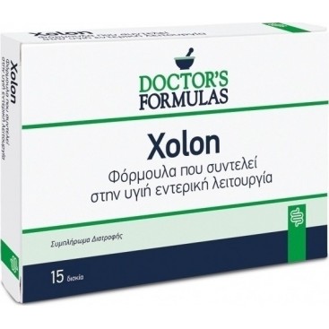 Doctor's Formulas Xolon 750mg 15veg.caps | Φόρμουλα για την Φυσιολογική Λειτουργία του Εντέρου