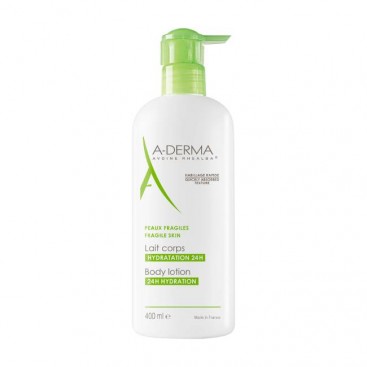 A-Derma Lait Corps Hydratant 400ml | Ενυδατικό  Λεπτόρρευστο Γαλάκτωμα Σώματος