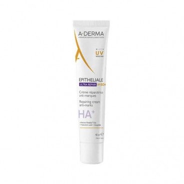 A-Derma Epitheliale A.H Ultra SPF50+ 40ml | Προστατευτική Επανορθωτική Κρέμα με SPF50+
