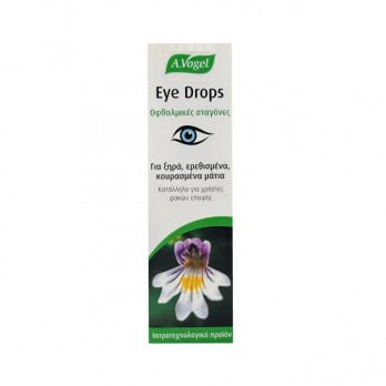 A.Vogel Eye Drops (Collyre) 10ml | Φυσικό Κολλύριο με Ευφράσια & Υαλουρονικό Οξύ για Ξηρά - Ερεθισμένα Μάτια