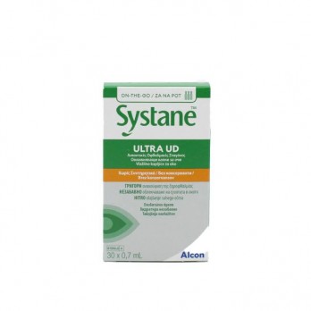 Alcon Systane Ultra UD 30x0,7ml | Λιπαντικές Οφθαλμικές Σταγόνες Χωρίς Συντηρητικά σε Μονοδόσεις