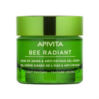 Apivita Bee Radiant Gel-Cream, Light Texture 50ml | Κρέμα-Gel για Σημάδια Γήρανσης & Ξεκούραστη Όψη,Ελαφριάς Υφής