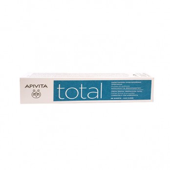 Apivita Natural Dental Care Total 75 ml | Οδοντόκρεμα Με Πρόπολη & Δυόσμο 