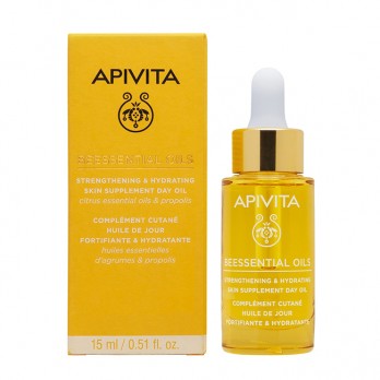Apivita Beessential Oils Day Oil 15ml | Έλαιο Προσώπου Ημέρας Συμπλήρωμα Ενδυνάμωσης και Ενυδάτωσης