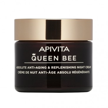 Apivita Queen Bee Absolute Anti Aging & Replenishing Night Cream 50ml | Kρέμα Νύχτας Απόλυτης Αντιγήρανσης & Εντατικής Θρέψης
