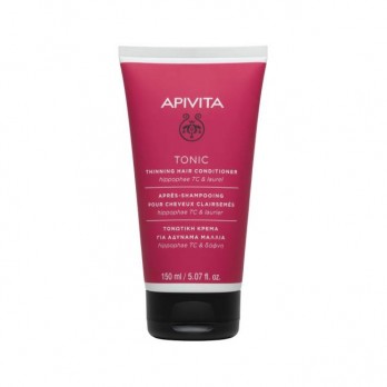 Apivita Tonic Conditioner For Thinning Hair 150ml | Τονωτική Κρέμα για Αδύνατα Μαλλιά με Hippophae TC & Δάφνη