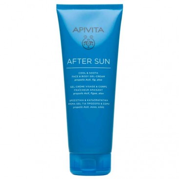 Apivita After Sun Cool & Sooth Face & Body Gel Cream  200ml | Δροσιστική Κρέμα Gel για Πρόσωπο & Σώμα
