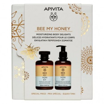 Apivita Bee My Honey Αφρόλουτρο με Μέλι & Αλόη 250ml & Bee My Honey Ενυδατικό Γαλάκτωμα 200ml