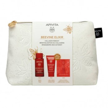 Apivita Beevine Elixir Firming Activating Lift Serum Αντιρυτιδικός Ορός για Σύσφιξη & Lifting 30ml &  Δώρο Mini Beevine Κρέμα Ημέρας Ελαφριάς Υφής 15ml & Lift Eye & Lip Cream Αντιρυτιδική Κρέμα Lifting για Μάτια & Χείλη 1.5ml