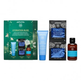 Apivita Aqua Beelicious Comfort Hydrating Cream Rich Texture Απαλή Κρέμα Ενυδάτωσης Πλούσιας Υφής 40ml & Δώρο Express Beauty Μάσκα Προσώπου Θαλάσσια Λεβάντα 2x8ml & Δώρο Hyaluronic Hydra Σαμπουάν Ενυδάτωσης 75ml